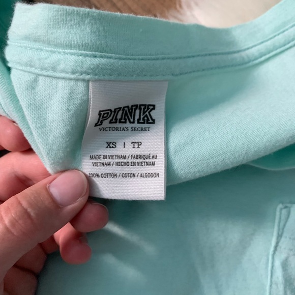 ❌TRADED❌⭐️VS PINK Campus Bling Long Sleeve Tee⭐️ - Picture 6 of 7